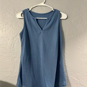Blue Sleeveless Women's Top